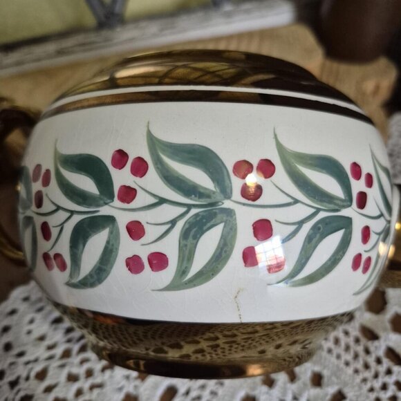 Wade England Tea Set - Bronze Copper - Teapot cream sugar - Mid-century Vintage - Picture 3 of 16